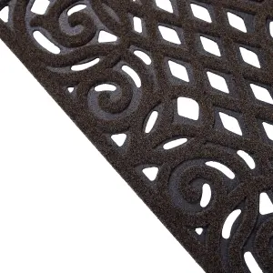 Nicoman Eco Friendly Outdoor Door Mat 91x61cm - Brown