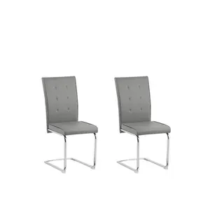 Encinal Upholstered Dining Chair (Set of 2) Grey