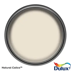 Dulux One coat Natural calico Matt Emulsion paint, 2.5L