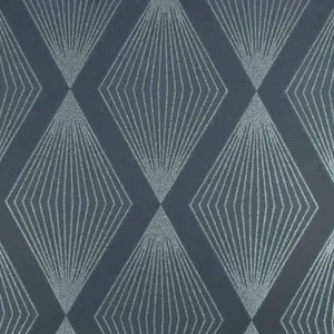 Julien MacDonald Chandelier Navy Geometric Wallpaper