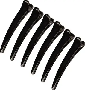 6 Pcs Hair Sectioning Clips, Plastic Hairdresser Clips, Hair Hairdressing Styling Clips For Styling Of All Hair Types