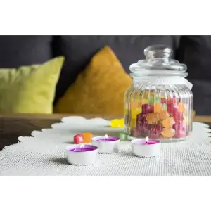 URBNLIVING Set of 18 Rainbow Cloud Scented Tea light Candles