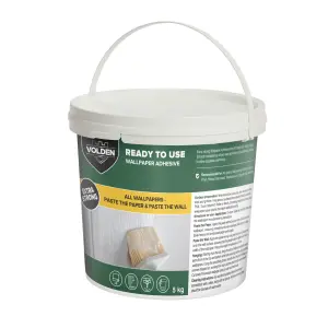 Volden Ready mixed Wallpaper Adhesive 5kg - 5 rolls