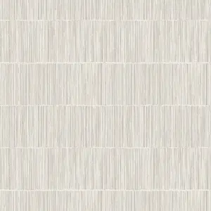 Galerie Boutique Collection Shimmery Geometric Bamboo Stripe Wallpaper