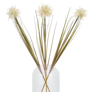 Aster Spider Chrysanthemum Stem - Plastic - H80 cm - Cream