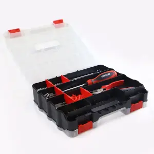 Dekton Jumbo Double Sided Compartment Toolbox Organizer