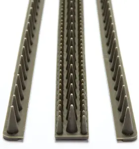 Fence Spikes Cat Deterrent Anti Climb Grey Pack Of 8 Strips