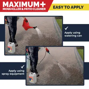 Moss Killer for Driveways Concentrate Strongest on the Market MAKES 130 LITRES