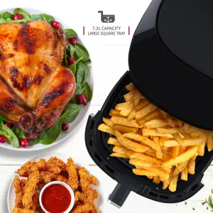 NETTA 7.2L Digital Air Fryer - Adjustable Temperature Control and Timer