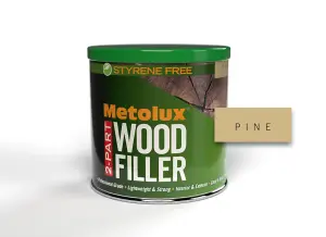 Metolux 2 Part Styrene Free Wood Filler 770ml - Pine