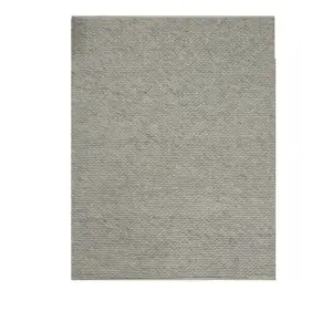 Savannah Grey Knotted Medium Rug, (L)170cm x (W)120cm