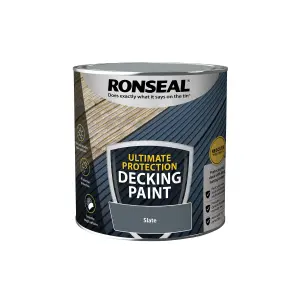 Ronseal Ultimate Protection Matt Slate Decking paint, 2.5L