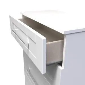 Ripon 4 Drawer Deep Chest in White Ash (Ready Assembled)