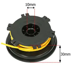 SPARES2GO Dual Spool & Line compatible with Homelite D630CD D830CB F3035 Strimmer