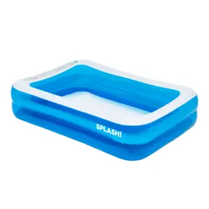 SPLASH Inflatable Paddling Pool - 8.5ft, Lightweight, Durable, Easy Inflation & Drainage