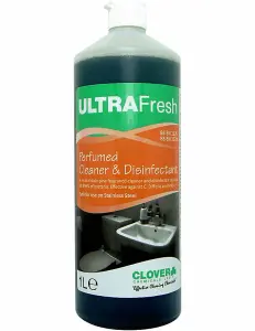 Clover Chemicals UltraFresh Perfumed Cleaner and Disinfectant 1l