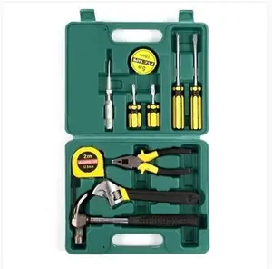 11Pcs Diy Household Hand Tool Set Basic Home Repair Tools Kit With