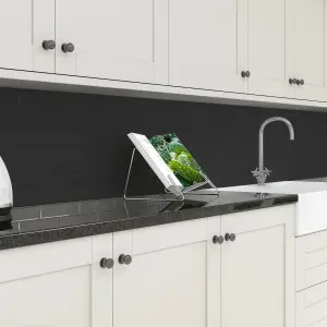 Splashwall Black Acrylic Splashback, (H)600mm (W)2440mm (T)3mm