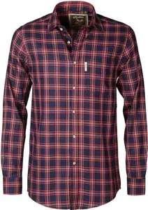 Rydale Men's Country Checked Shirt - Wetwang - Navy/Red M