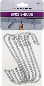 12Pc Stainless Steel S Hooks Kitchen Utensil Pans Clothes Hanger Hanging Shed