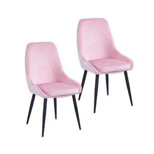 Fern Upholstered Dining Chair (Set of 2) Pink