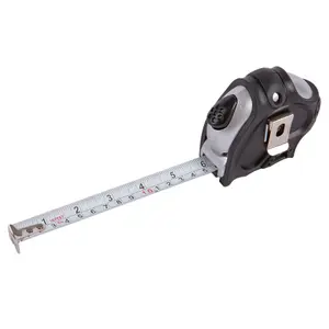 Pro User - Retractable Tape Measure - 5m x 19mm - Silver