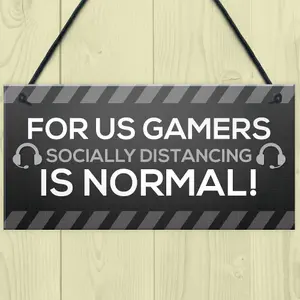 Funny Gaming Sign Gamer Gift For Son Lockdown Gift Boys Bedroom Sign Gift For Him