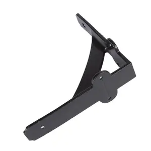 Hammer & Tongs Iron Shelf Bracket - D150mm - Black - Pack of 2