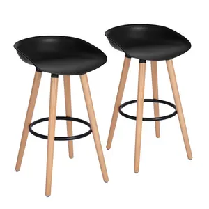 Tata 68cm Bar Stool (Set of 2) Black