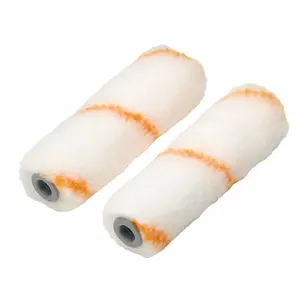 Draper Medium Pile Polyester Roller Sleeves, 4"/100mm (Pack of 2) 20798