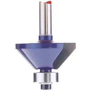 Draper  TCT Router Bit, 1/4" Chamfering, 30mm x 45 degrees 75340