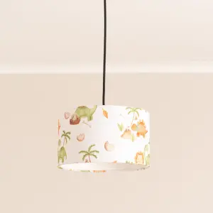 ValueLights Kids Dino Egg Easy Fit Dinosaur Ceiling Light Shade - Bulb Included