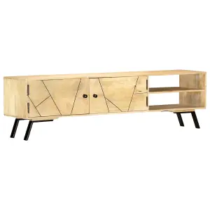 Berkfield TV Cabinet 140x30x40 cm Solid Mango Wood