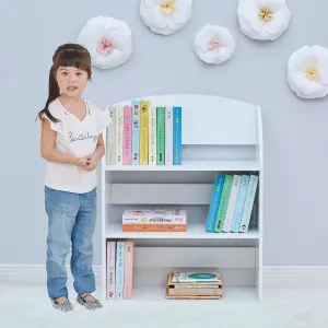 Fantasy Fields - Plain Kids  3  Shelf Bookcase - White