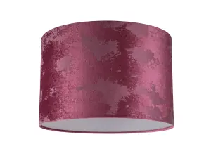 GoodHome Maltby Pink Round Lamp shade (D)30cm