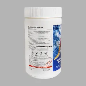 BLUE SPARKLE 2 Kg Chlorine Granules Water Treatment for Rapid Disinfecting and Cleaning of Hot Tub Spa and Swimming Pool