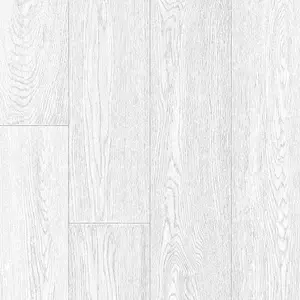 White Modern Wood Effect Anti-Slip Vinyl Flooring for Home, Shops, Offices, 2.0mm Thick Vinyl Sheet-5m(16'4") X 4m(13'1")-20m²