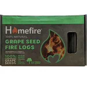 Homefire Heat log 5kg, Pack of 12