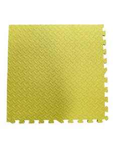 EVA Interlocking Floor Mats Yellow Set of 36