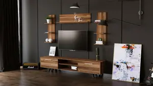 MILANO TV Entertainment Cabinet, Walnut