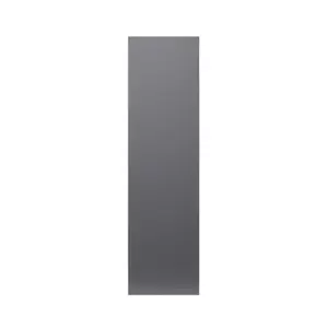 GoodHome Stevia Gloss anthracite Slab Tall wall Cabinet door (W)250mm (H)895mm (T)18mm