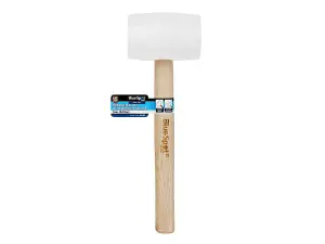 BlueSpot Tools White Rubber Mallet 454g (16oz)