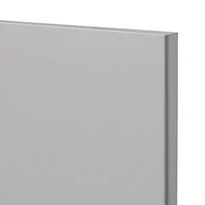 GoodHome Balsamita Matt grey Slab Drawerline Cabinet door (W)800mm (H)356mm (T)16mm