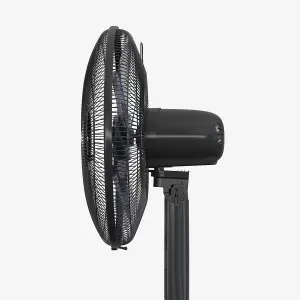 Pro Breeze 16" Pedestal Fan with 4 Fan Modes and Remote Control - Black