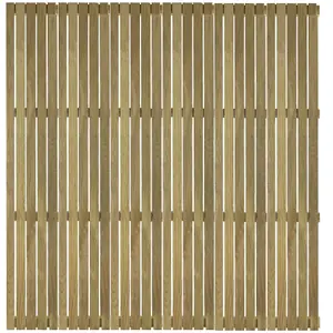 Treated PSE Slatted Panel - Vertical - 600mm Wide x 1800mm High