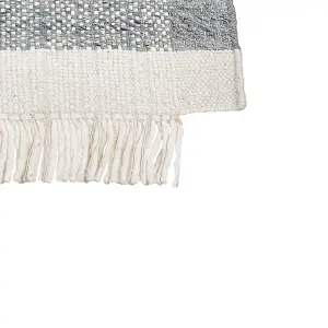 Wool Area Rug 160 x 230 cm Grey and Off-White TATLISU