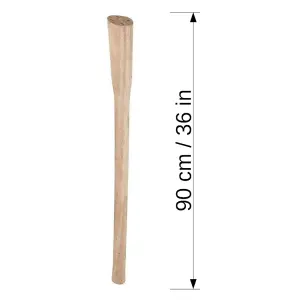 Wooden Pick AxeHandle 90 cm / 36 in Hardwood Replacement Handle Shaft Wood for Grubbing