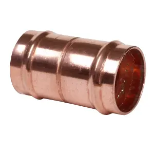 Plumbsure Straight Coupler (Dia)15mm, Pack of 2