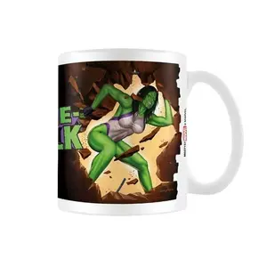 Marvel She Hulk Mug Green/Brown/White (One Size)