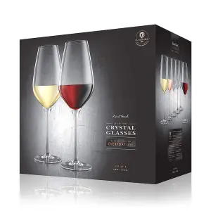 Original Products Final Touch Set of 6 Everyday Lead Free Crystal Wine Glasses 620ml Clear